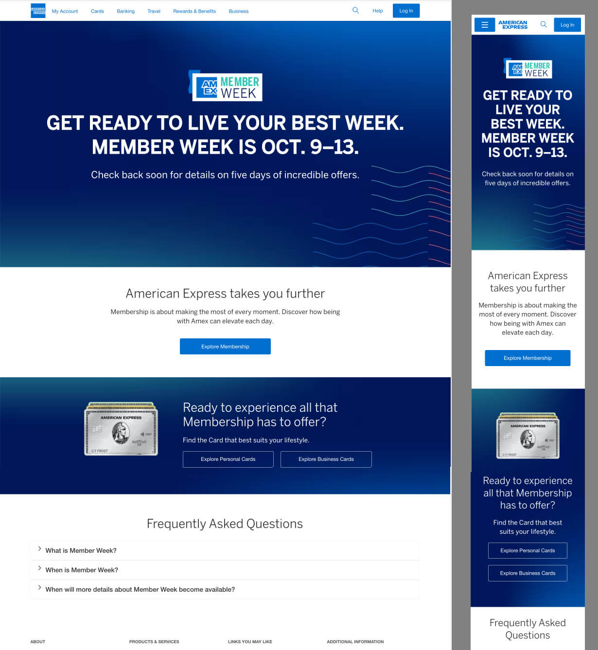 American Express Member Week